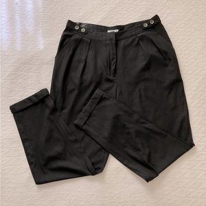 Kimchi Blue Urban Outfitters black super lightweight pleated trousers S